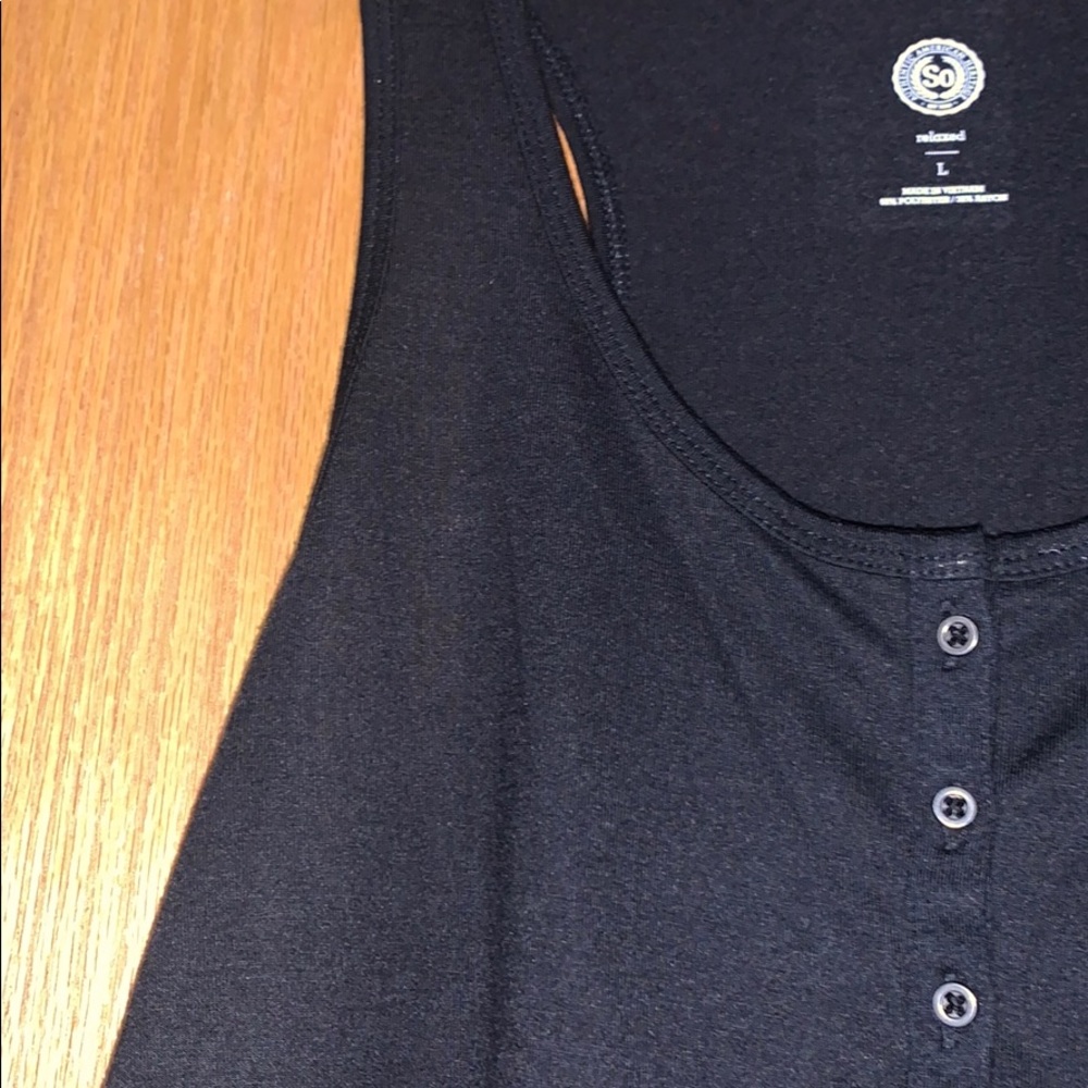 Black Racerback Tank - Picture 3 of 3